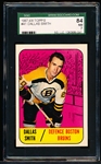 1967-68 Topps Hockey- #41 Dallas Smith, Bruins- SGC 84 (NM 7)