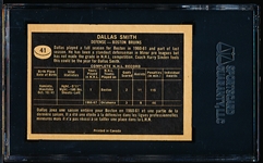 1967-68 Topps Hockey- #41 Dallas Smith, Bruins- SGC 84 (NM 7)
