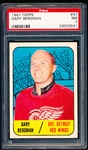 1967-68 Topps Hockey- #47 Gary Bergman, Red Wings- PSA NM 7