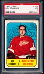 1967-68 Topps Hockey- #106 Roy Edwards, Red Wings- PSA NM 7