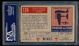 1952 Topps “Wings”- #124 XF88A Voodoo- PSA Ex-Mt 6