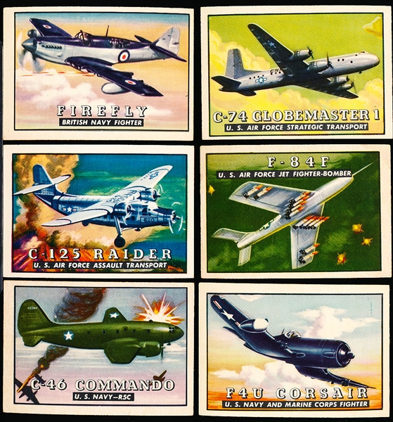 1952 Topps “Wings”- 6 Diff