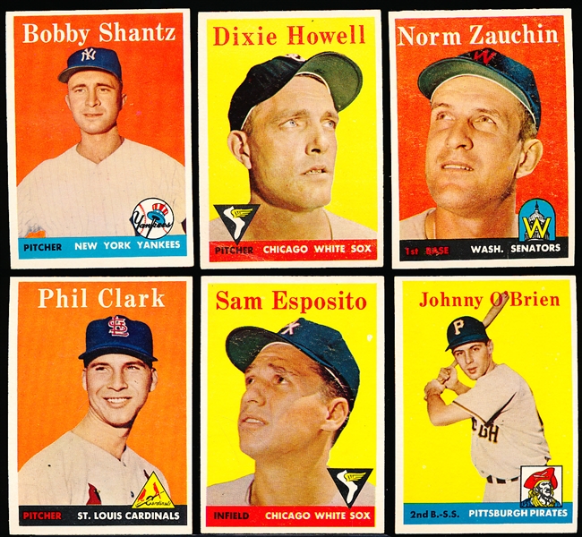 1958 Topps Bb- 6 Diff