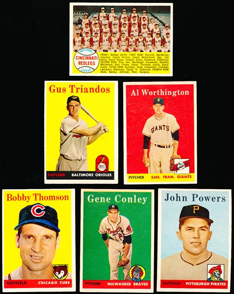 1958 Topps Bb- 6 Diff