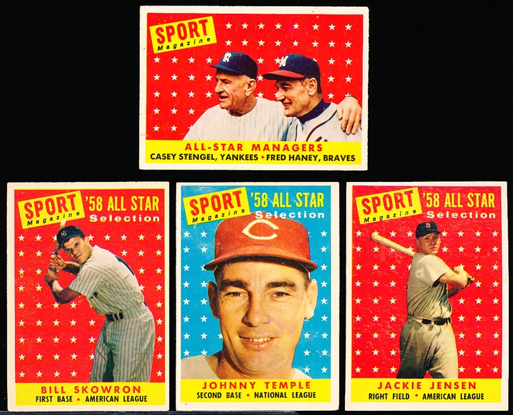 1958 Topps Bb- 4 Diff