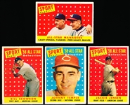 1958 Topps Bb- 4 Diff