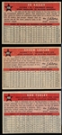1958 Topps Bb- 3 Diff