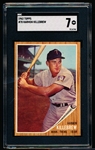 1962 Topps Baseball- #70 Harmon Killebrew, Twins- SGC 7 (NM)