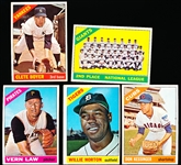 1966 Topps Baseball- 5 Diff