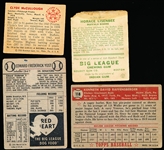 Four Baseball Cards