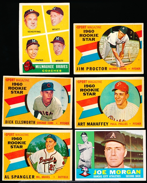 1960 Topps Bb- 20 Cards