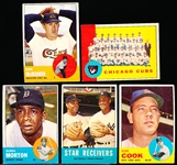 1963 Topps Bb- 10 Cards