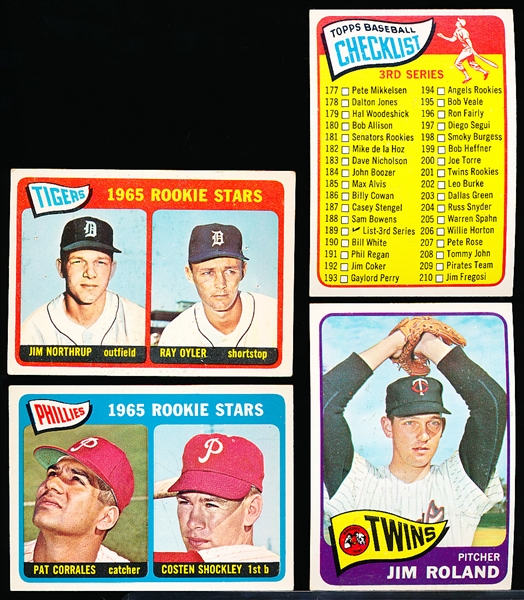 1965 Topps Bb- 17 Cards