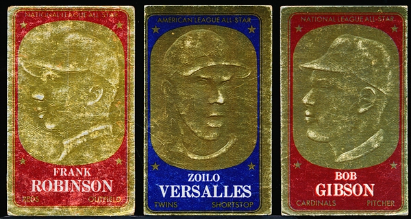 1965 Topps Bb Embossed- 10 Cards