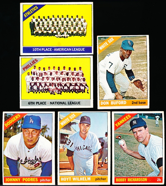 1966 Topps Bb- 6 Diff