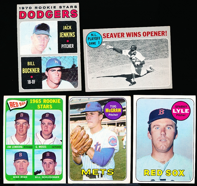 Five Baseball Cards