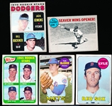 Five Baseball Cards