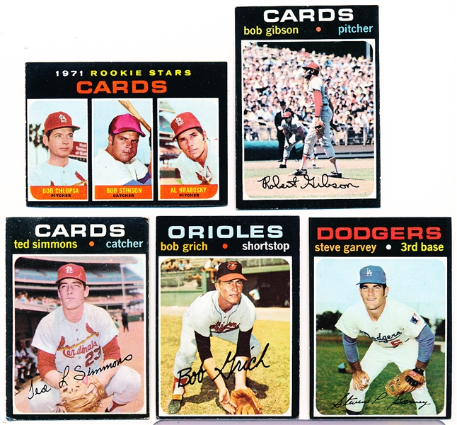 1971 Topps Bb- 5 Diff