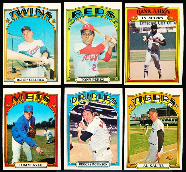 1972 Topps Bb- 6 Diff