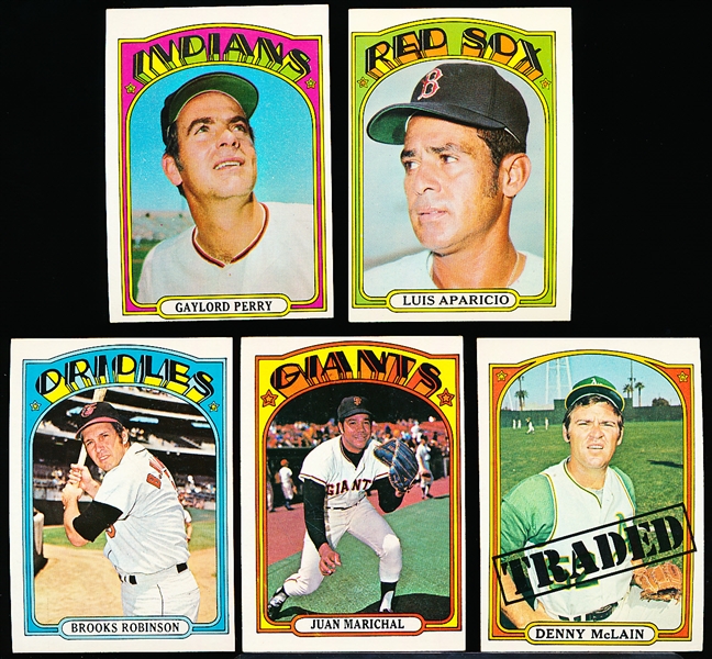 1972 Topps Bb- 5 Diff