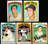 1972 Topps Bb- 5 Diff