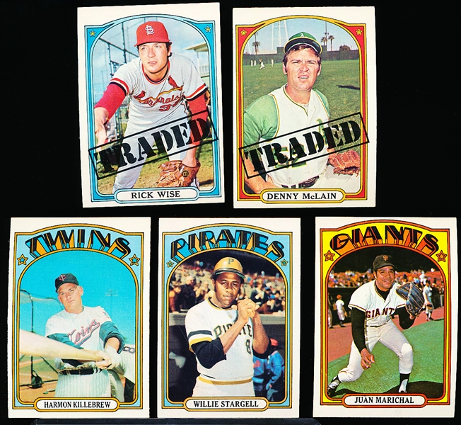 1972 Topps Bb- 5 Diff