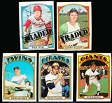 1972 Topps Bb- 5 Diff