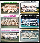 1973 Topps Bb- 27 Asst Team Cards
