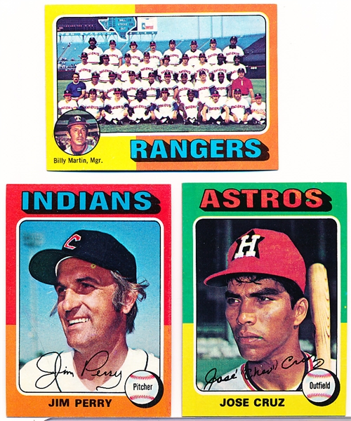 1975 Topps Baseball- 30 Diff