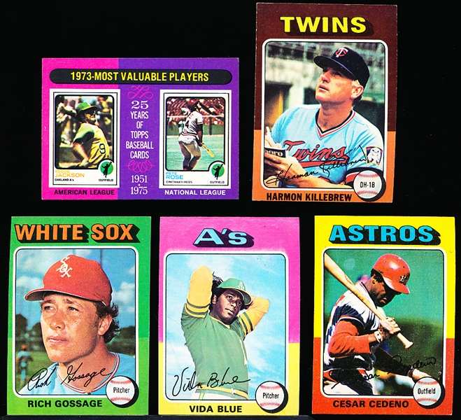1975 Topps Bb Minis- 35 Asst