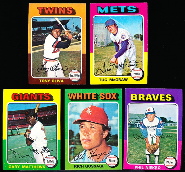1975 Topps Bb Minis- 22 Asst