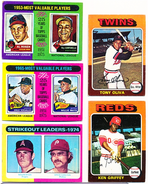 1975 Topps Bb Minis- 100 Asst