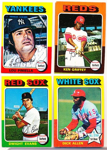 1975 Topps Bb Minis- 50 Asst