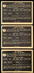 1967-68 Topps Hockey- 3 Diff New York Rangers