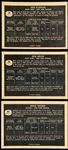 1967-68 Topps Hockey- 3 Diff New York Rangers