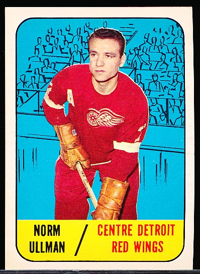 1967-68 Topps Hockey- #101 Norm Ullman, Red Wings