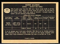 1967-68 Topps Hockey- #101 Norm Ullman, Red Wings