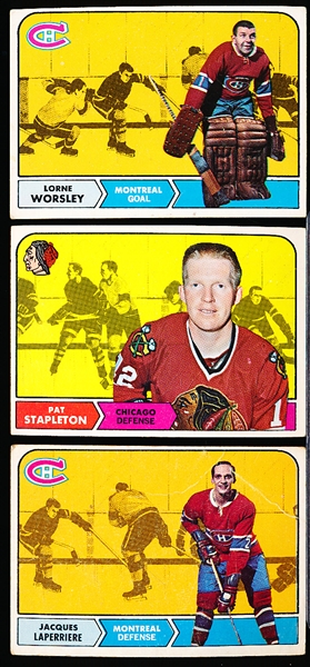 1968-69 Topps Hockey- 20 Diff