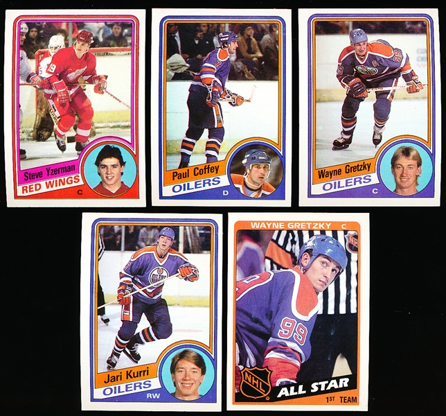 1984-85 Topps Hockey Set of 165