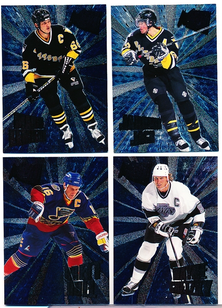 1995-96 Fleer Metal Hockey- Heavy Metal Insert Set of 12
