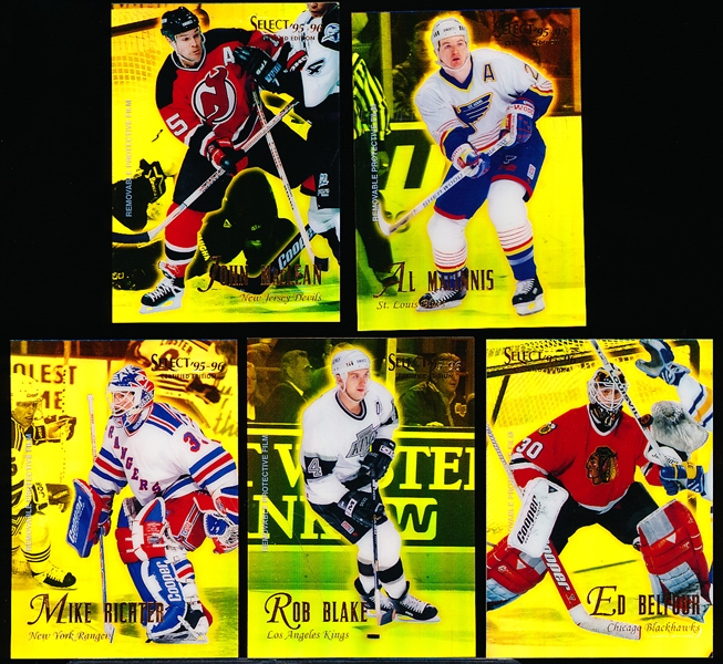 1995-96 Select Certified Hockey “Mirror Gold”- 5 Diff. Cards