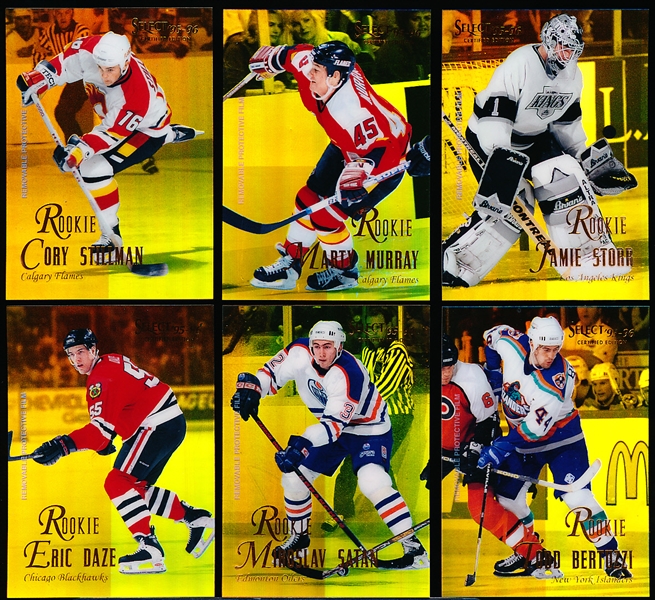 1995-96 Select Certified Hockey “Mirror Gold”- 6 Diff. Cards