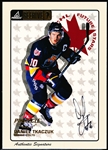 1997-98 Pinnacle Beehive Hockey “Autograph” #65 Daniel Tkaczuk, Barrie Colts