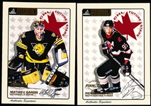 1997-98 Pinnacle Beehive Hockey “Autographs”- 5 Asst.