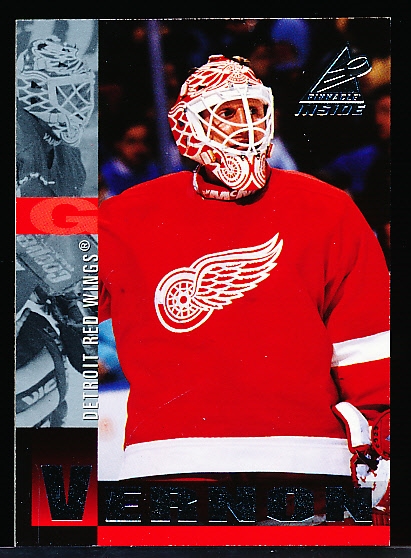 1997-98 Pinnacle Inside Hockey “Promo” #84 Mike Vernon, Red Wings