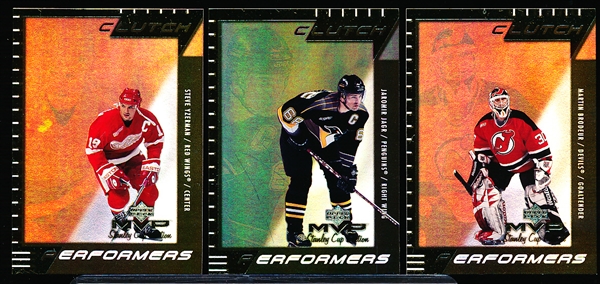1999-00 Upper Deck MVP Stanley Cup Edition “Clutch Performers”- 1 Complete Set of 10 Cards