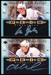 2003-04 Upper Deck Premier Collection Hockey “Premier Signatures”- 2 Diff.