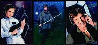 1996 Finest “Star Wars”- 1 Partial Set of 77/90 Cards