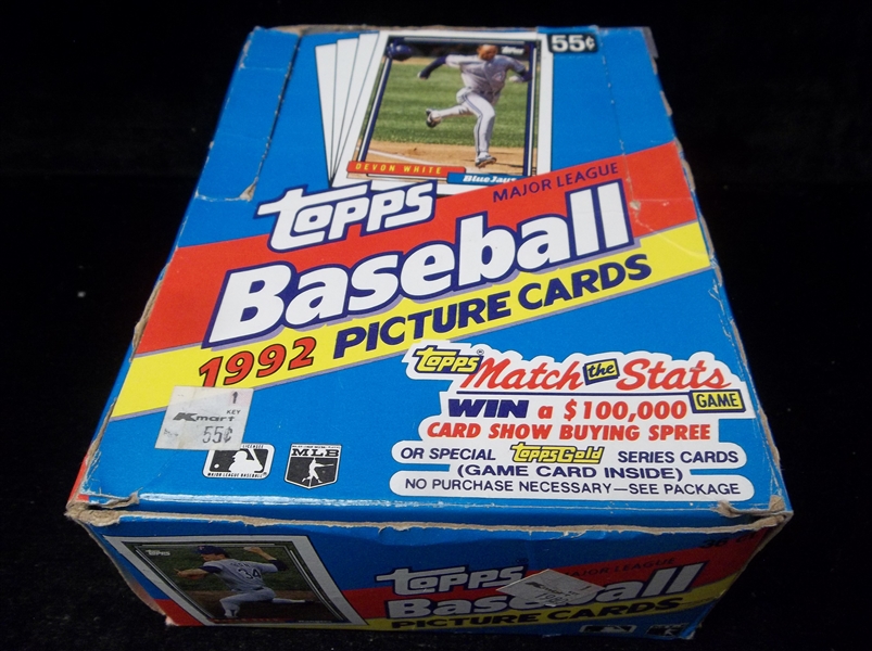1992 Topps Bsbl.- 1 Unopened Box