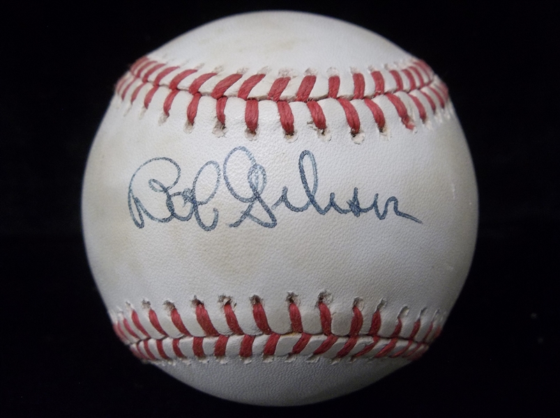 Autographed Bob Gibson Official NL MLB Baseball